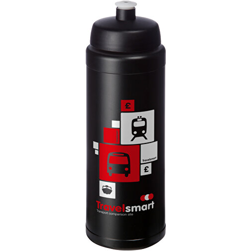 Baseline® Plus Grip 750 Ml Sportflasche Mit Sportdeckel , schwarz, HDPE Kunststoff, PP Kunststoff, 23,60cm (Höhe), Bild 2