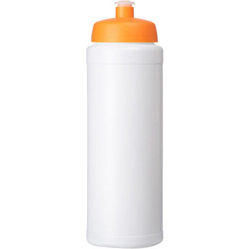 Baseline® Plus Grip 750 Ml Sportflasche Mit Sportdeckel , weiß / orange, HDPE Kunststoff, PP Kunststoff, 23,60cm (Höhe), Bild 3