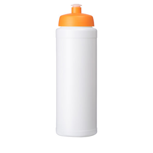 Baseline® Plus Grip 750 Ml Sportflasche Mit Sportdeckel , weiss / orange, HDPE Kunststoff, PP Kunststoff, 23,60cm (Höhe), Bild 4