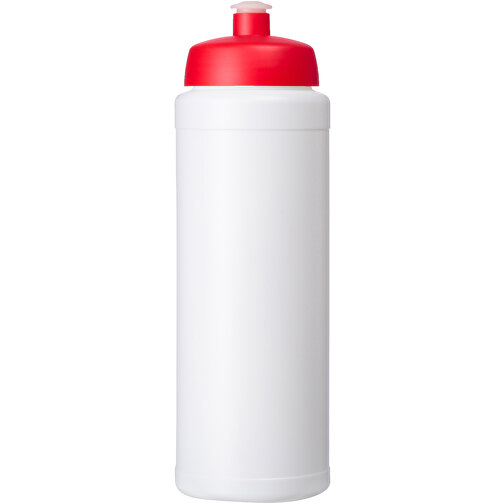 Baseline® Plus Grip 750 Ml Sportflasche Mit Sportdeckel , weiß / rot, HDPE Kunststoff, PP Kunststoff, 23,60cm (Höhe), Bild 3