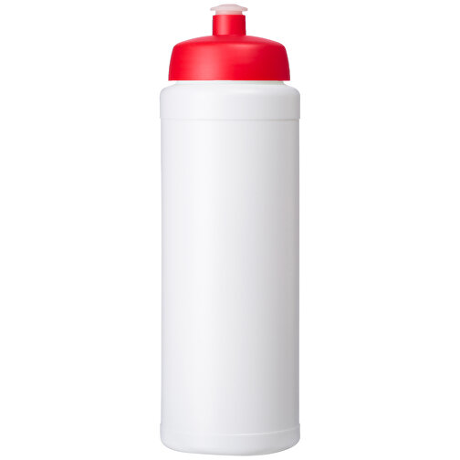 Baseline® Plus Grip 750 Ml Sportflasche Mit Sportdeckel , weiß / rot, HDPE Kunststoff, PP Kunststoff, 23,60cm (Höhe), Bild 4