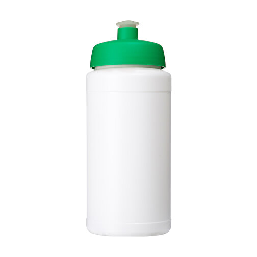Baseline® Plus 500 Ml Flasche Mit Sportdeckel , weiss / grün, HDPE Kunststoff, PP Kunststoff, 18,50cm (Höhe), Bild 4