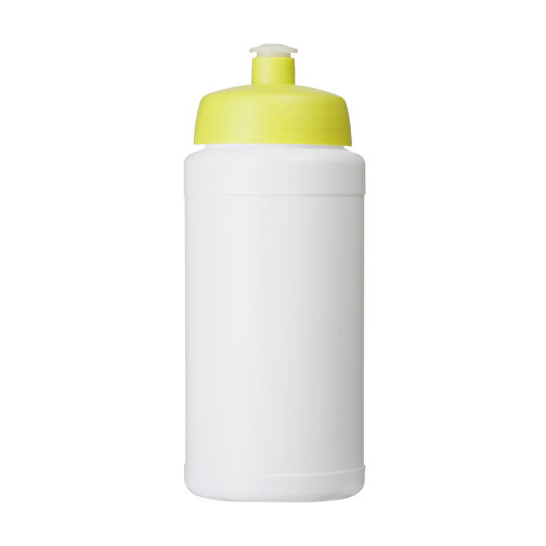 Baseline® Plus 500 Ml Flasche Mit Sportdeckel , weiß / limone, HDPE Kunststoff, PP Kunststoff, 18,50cm (Höhe), Bild 4