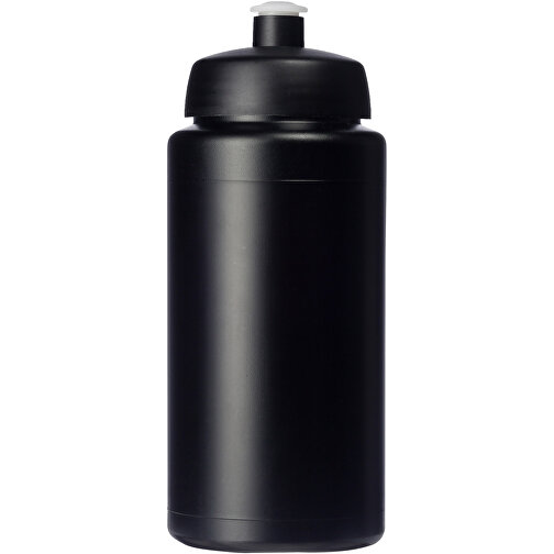 Baseline® Plus Grip 500 Ml Sportflasche Mit Sportdeckel , schwarz, HDPE Kunststoff, PP Kunststoff, 18,50cm (Höhe), Bild 3