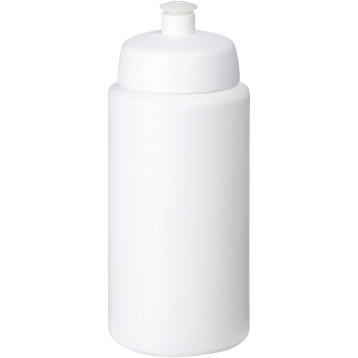 Baseline® Plus Grip 500 Ml Sportflasche Mit Sportdeckel , weiß, HDPE Kunststoff, PP Kunststoff, 18,50cm (Höhe), Bild 1