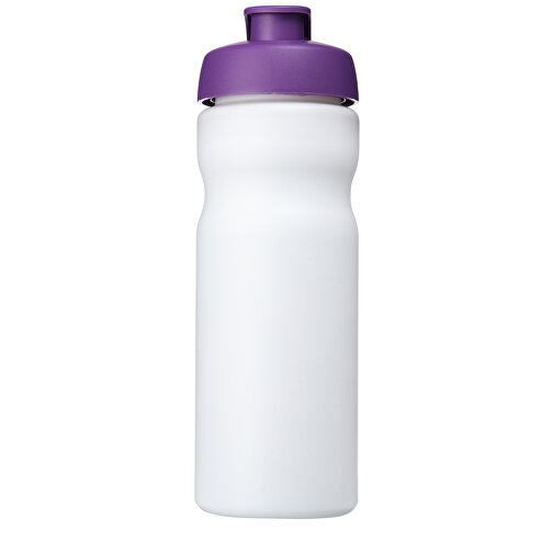 Baseline® Plus 650 Ml Sportflasche Mit Klappdeckel , weiß / lila, HDPE Kunststoff, PP Kunststoff, 22,30cm (Höhe), Bild 4