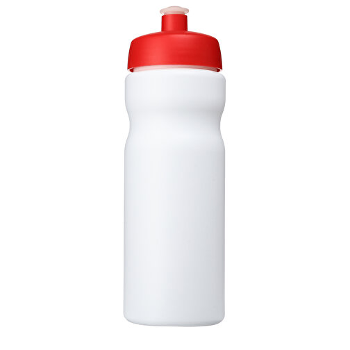 Baseline® Plus 650 Ml Sportflasche , weiß / rot, HDPE Kunststoff, PP Kunststoff, 22,30cm (Höhe), Bild 4