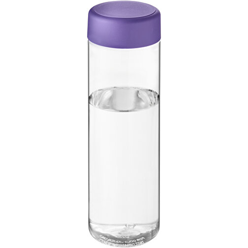 H2O Active® Vibe 850 Ml Sportflasche Mit Drehdeckel , transparent / lila, PET Kunststoff, PP Kunststoff, 22,90cm (Höhe), Bild 1