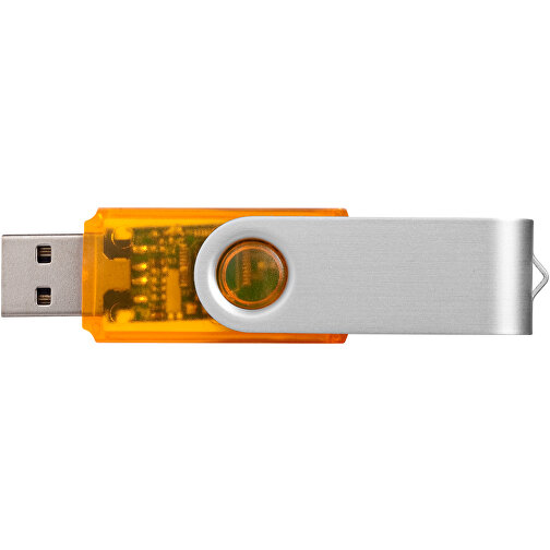 Rotate Transculent USB-Stick , orange MB , 32 GB , Kunststoff, Aluminium MB , 5,80cm x 1,90cm x 1,00cm (Länge x Höhe x Breite), Bild 8