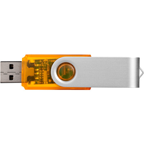 Rotate Transculent USB-Stick , orange MB , 32 GB , Kunststoff, Aluminium MB , 5,80cm x 1,90cm x 1,00cm (Länge x Höhe x Breite), Bild 9