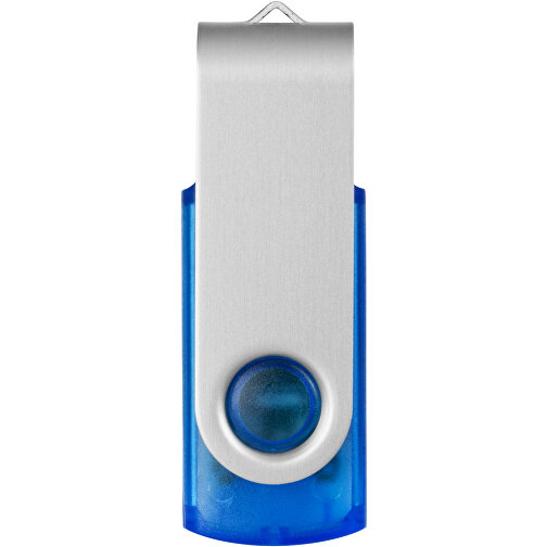 Rotate Transculent USB-Stick , blau MB , 32 GB , Kunststoff, Aluminium MB , 5,80cm x 1,90cm x 1,00cm (Länge x Höhe x Breite), Bild 4