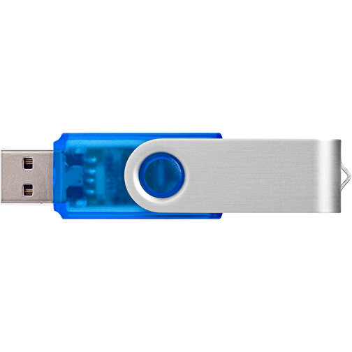 Rotate Transculent USB-Stick , blau MB , 16 GB , Kunststoff, Aluminium MB , 5,80cm x 1,90cm x 1,00cm (Länge x Höhe x Breite), Bild 7