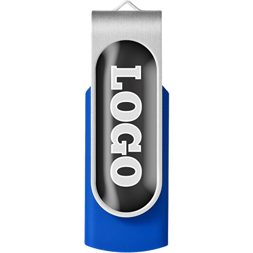 Rotate Doming USB-Stick , royalblau MB , 32 GB , Kunststoff, Aluminium MB , 5,80cm x 1,90cm x 1,00cm (Länge x Höhe x Breite), Bild 5