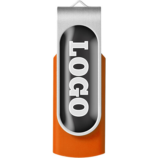 Rotate Doming USB-Stick , orange MB , 4 GB , Kunststoff, Aluminium MB , 5,80cm x 1,90cm x 1,00cm (Länge x Höhe x Breite), Bild 5