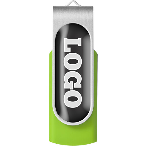 Rotate Doming USB-Stick , limone MB , 1 GB , Kunststoff, Aluminium MB , 5,80cm x 1,90cm x 1,00cm (Länge x Höhe x Breite), Bild 4