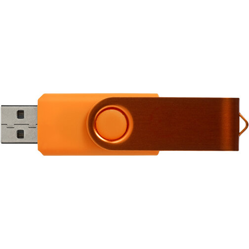Rotate Metallic USB-Stick , orange MB , 2 GB , Kunststoff, Aluminium MB , 5,80cm x 1,90cm x 1,00cm (Länge x Höhe x Breite), Bild 4
