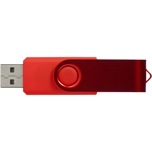 Rotate Metallic USB-Stick , dunkelrot MB , 1 GB , Kunststoff, Aluminium MB , 5,80cm x 1,90cm x 1,00cm (Länge x Höhe x Breite), Bild 4
