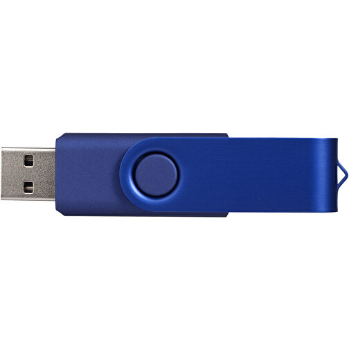 Rotate Metallic USB-Stick , blau MB , 8 GB , Kunststoff, Aluminium MB , 5,80cm x 1,90cm x 1,00cm (Länge x Höhe x Breite), Bild 3