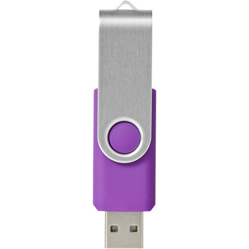 Rotate USB-Stick , lila MB , 32 GB , Kunststoff, Aluminium MB , 5,80cm x 1,90cm x 1,00cm (Länge x Höhe x Breite), Bild 3