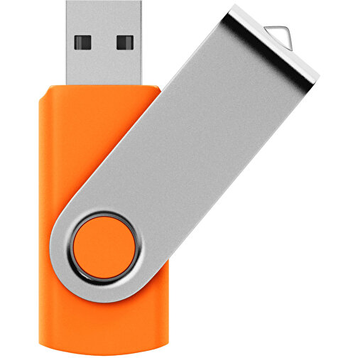 Rotate USB-Stick , orange MB , 8 GB , Kunststoff, Aluminium MB , 5,80cm x 1,90cm x 1,00cm (Länge x Höhe x Breite), Bild 1