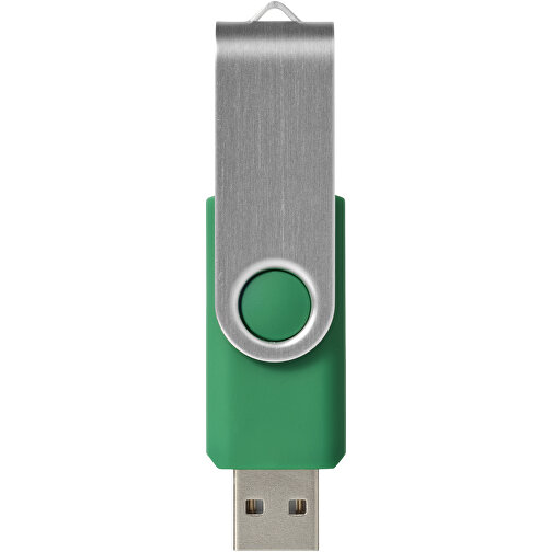 Rotate USB-Stick , grün MB , 1 GB , Kunststoff, Aluminium MB , 5,80cm x 1,90cm x 1,00cm (Länge x Höhe x Breite), Bild 3