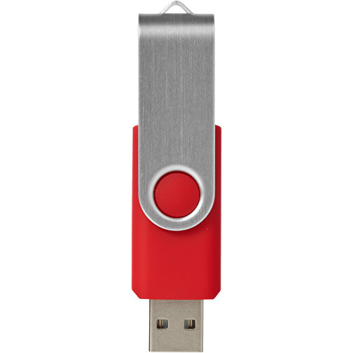 Rotate USB-Stick , mittelrot MB , 32 GB , Kunststoff, Aluminium MB , 5,80cm x 1,90cm x 1,00cm (Länge x Höhe x Breite), Bild 3