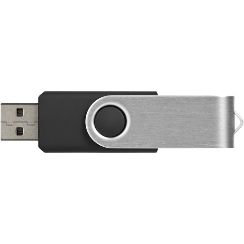 Rotate USB-Stick , schwarz MB , 2 GB , Kunststoff, Aluminium MB , 5,80cm x 1,90cm x 1,00cm (Länge x Höhe x Breite), Bild 4