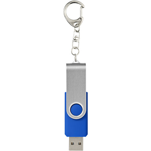 Rotate Mit Schlüsselanhänger USB-Stick , royalblau MB , 8 GB , Kunststoff, Aluminium MB , 5,80cm x 1,90cm x 1,00cm (Länge x Höhe x Breite), Bild 3