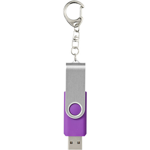 Rotate Mit Schlüsselanhänger USB-Stick , lila MB , 32 GB , Kunststoff, Aluminium MB , 5,80cm x 1,90cm x 1,00cm (Länge x Höhe x Breite), Bild 3