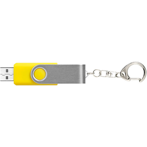 Rotate Mit Schlüsselanhänger USB-Stick , gelb MB , 16 GB , Kunststoff, Aluminium MB , 5,80cm x 1,90cm x 1,00cm (Länge x Höhe x Breite), Bild 7