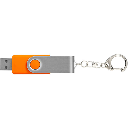 Rotate Mit Schlüsselanhänger USB-Stick , orange MB , 16 GB , Kunststoff, Aluminium MB , 5,80cm x 1,90cm x 1,00cm (Länge x Höhe x Breite), Bild 8