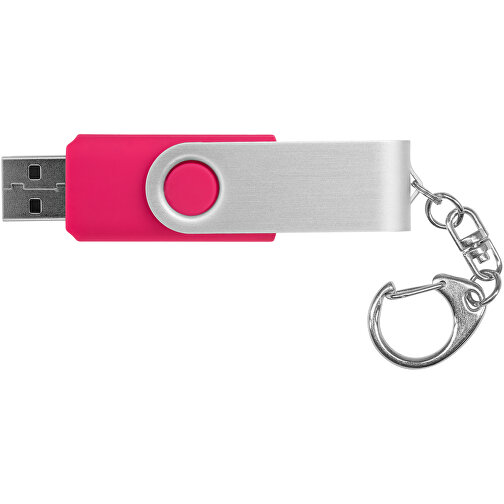 Rotate Mit Schlüsselanhänger USB-Stick , magenta MB , 32 GB , Kunststoff, Aluminium MB , 5,80cm x 1,90cm x 1,00cm (Länge x Höhe x Breite), Bild 6