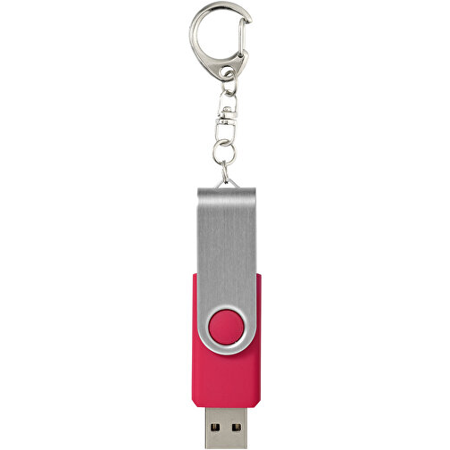 Rotate Mit Schlüsselanhänger USB-Stick , magenta MB , 8 GB , Kunststoff, Aluminium MB , 5,80cm x 1,90cm x 1,00cm (Länge x Höhe x Breite), Bild 3
