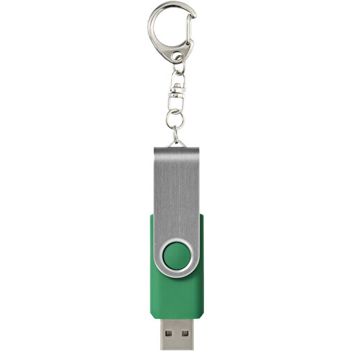 Rotate Mit Schlüsselanhänger USB-Stick , grün MB , 2 GB , Kunststoff, Aluminium MB , 5,80cm x 1,90cm x 1,00cm (Länge x Höhe x Breite), Bild 3