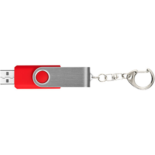 Rotate Mit Schlüsselanhänger USB-Stick , mittelrot MB , 32 GB , Kunststoff, Aluminium MB , 5,80cm x 1,90cm x 1,00cm (Länge x Höhe x Breite), Bild 7