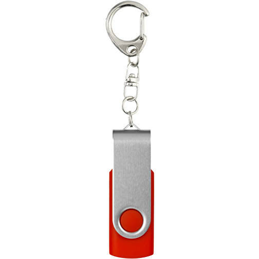 Rotate Mit Schlüsselanhänger USB-Stick , mittelrot MB , 1 GB , Kunststoff, Aluminium MB , 5,80cm x 1,90cm x 1,00cm (Länge x Höhe x Breite), Bild 4