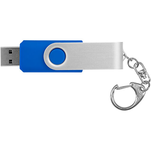 Rotate Mit Schlüsselanhänger USB-Stick , mittelblau MB , 16 GB , Kunststoff, Aluminium MB , 5,80cm x 1,90cm x 1,00cm (Länge x Höhe x Breite), Bild 7
