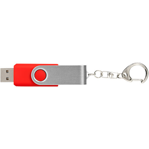 Rotate Mit Schlüsselanhänger USB-Stick , hellrot MB , 32 GB , Kunststoff, Aluminium MB , 5,80cm x 1,90cm x 1,00cm (Länge x Höhe x Breite), Bild 8