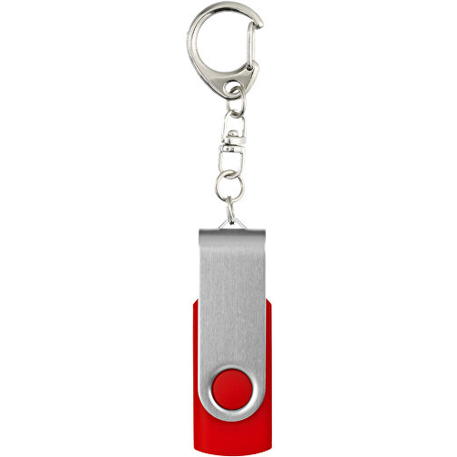 Rotate Mit Schlüsselanhänger USB-Stick , hellrot MB , 32 GB , Kunststoff, Aluminium MB , 5,80cm x 1,90cm x 1,00cm (Länge x Höhe x Breite), Bild 4