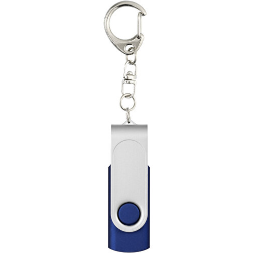 Rotate Mit Schlüsselanhänger USB-Stick , blau MB , 4 GB , Kunststoff, Aluminium MB , 5,80cm x 1,90cm x 1,00cm (Länge x Höhe x Breite), Bild 5