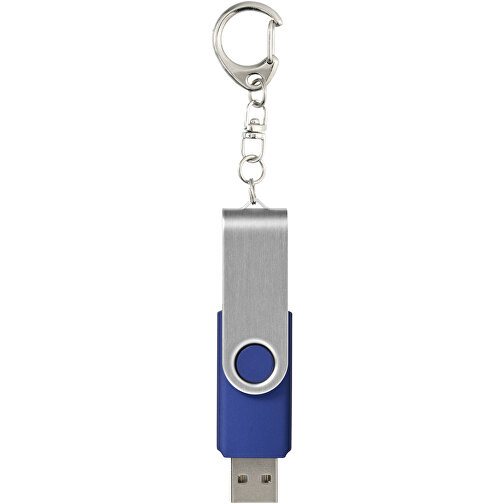 Rotate Mit Schlüsselanhänger USB-Stick , blau MB , 2 GB , Kunststoff, Aluminium MB , 5,80cm x 1,90cm x 1,00cm (Länge x Höhe x Breite), Bild 3