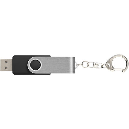 Rotate Mit Schlüsselanhänger USB-Stick , schwarz MB , 8 GB , Kunststoff, Aluminium MB , 5,80cm x 1,90cm x 1,00cm (Länge x Höhe x Breite), Bild 11