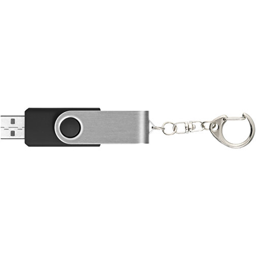 Rotate Mit Schlüsselanhänger USB-Stick , schwarz MB , 4 GB , Kunststoff, Aluminium MB , 5,80cm x 1,90cm x 1,00cm (Länge x Höhe x Breite), Bild 8