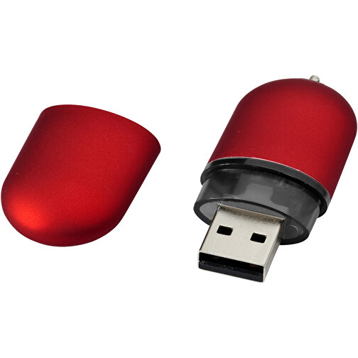 USB-Stick Business , rot MB , 32 GB , Kunststoff, Aluminium MB , 6,00cm x 2,40cm x 1,20cm (Länge x Höhe x Breite), Bild 1