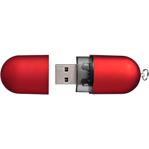 USB-Stick Business , rot MB , 2 GB , Kunststoff, Aluminium MB , 6,00cm x 2,40cm x 1,20cm (Länge x Höhe x Breite), Bild 6
