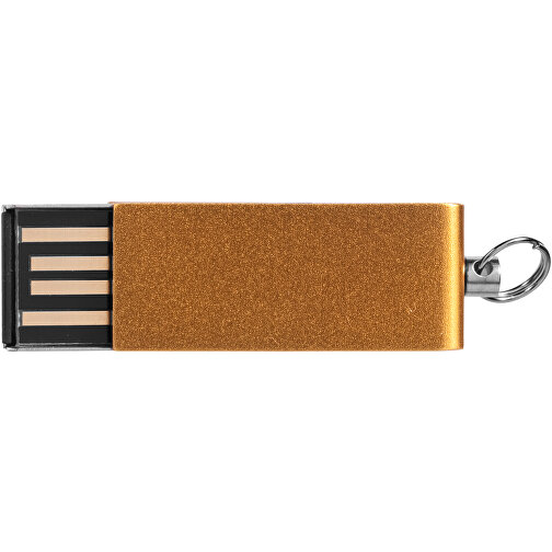 Mini Rotate USB-Stick , gold MB , 1 GB , Aluminium MB , 3,30cm x 1,60cm x 0,60cm (Länge x Höhe x Breite), Bild 6