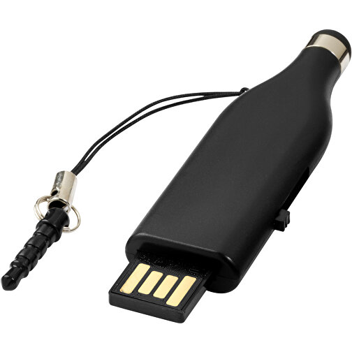Stylus USB-Stick , schwarz MB , 16 GB , Kunststoff MB , 6,90cm x 2,00cm x 0,80cm (Länge x Höhe x Breite), Bild 1