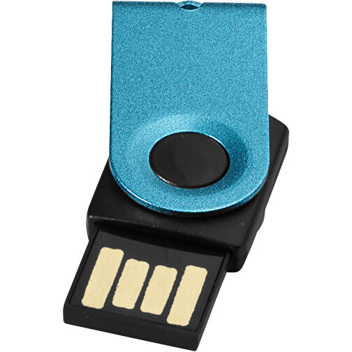 Mini USB-Stick , navy MB , 8 GB , Aluminium MB , 3,20cm x 1,60cm x 1,40cm (Länge x Höhe x Breite), Bild 1