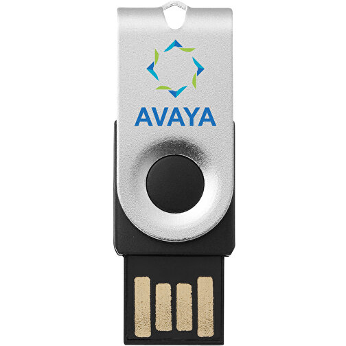 Mini USB-Stick , silber MB , 16 GB , Aluminium MB , 3,20cm x 1,60cm x 1,40cm (Länge x Höhe x Breite), Bild 2