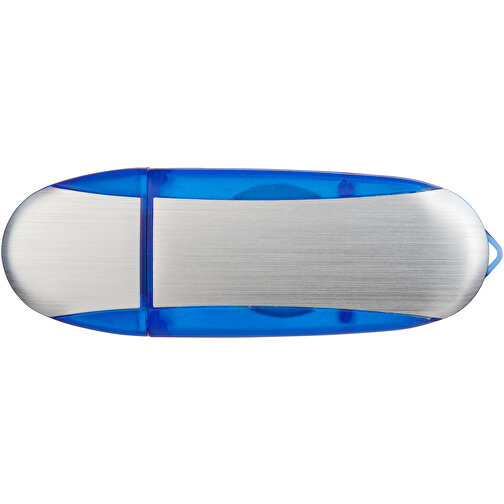 Memo USB-Stick , dunkelblau / silber MB , 32 GB , Kunststoff, Aluminium MB , 6,00cm x 2,40cm x 1,20cm (Länge x Höhe x Breite), Bild 9